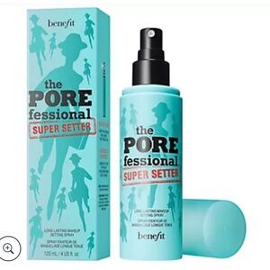 Benefit Pore Professional Super Setter long lasting makeup setting spray NEW